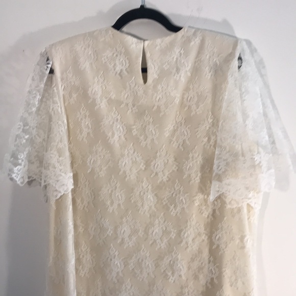 Gilberti, Vintage 60s lace cocktail / Wedding Dress - Picture 7 of 14